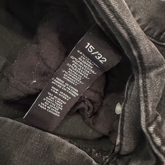 FASHIONNOVA WOMENS BLACK JEANS SIZE 15/32 - Picture 5 of 7